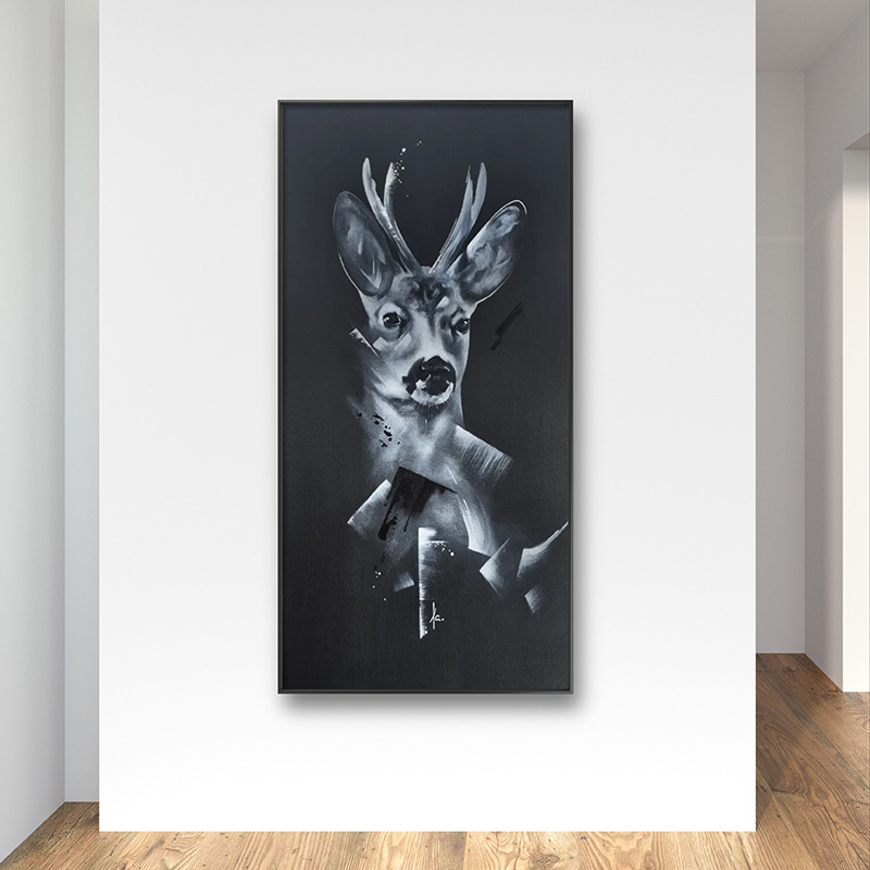 tableau sur mesure noir et blanc