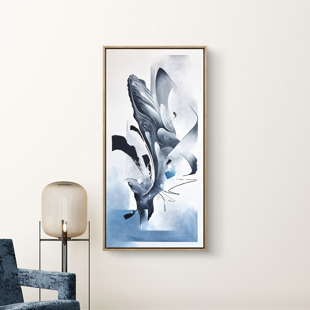 tableau portrait noir et blanc artiste peintre